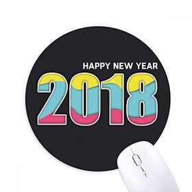 Mutlu Yıllar Yuvarlak Mouse Pad