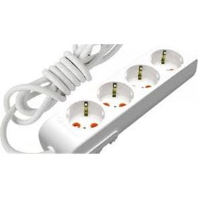Mutlusan 001 175 410002 02 00 Ri-Tech 4'lü 2 m Topraklı Grup Priz