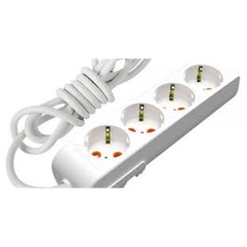 Mutlusan 001 175 410002 02 00 Ri-Tech 4'lü 2 m Topraklı Grup Priz