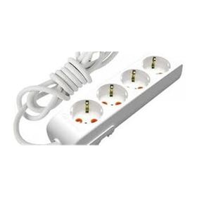 Mutlusan 001 175 410002 05 00 Ri-Tech 4'lü 5 m Topraklı Grup Priz
