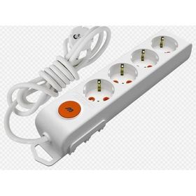 Mutlusan 001 175 420002 03 00 Ri-Tech 4'lü 3 m Anahtar Topraklı Grup Priz