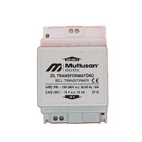 Mutlusan 15V 15A Raylı Sistem Zil Trafosu