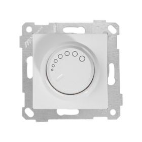 Mutlusan 2200 440 0201 Rita Mek Tuş RL Işıklı Dimmer 600W Beyaz Anahtar