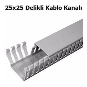 Mutlusan 25x25 cm Delikli Kablo Kanalı