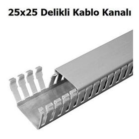 Mutlusan 25x25 cm Delikli Kablo Kanalı