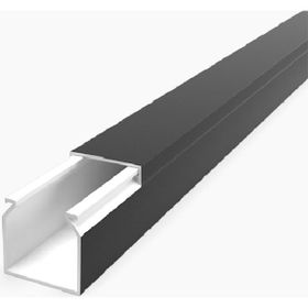 Mutlusan 25x25 mm Siyah Sidem Kablo Kanalı