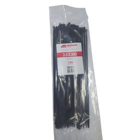 Mutlusan 3.6x300 mm 100'lü Siyah Kablo Bağı