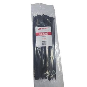 Mutlusan 3.6x300 mm 100'lü Siyah Kablo Bağı