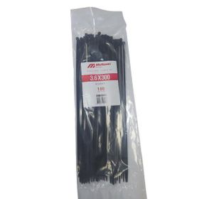 Mutlusan 3.6x300 mm 100'lü Siyah Kablo Bağı