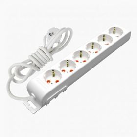 Mutlusan 3 mt Ritech 6'lı Ç.K. USB Topraklı Priz