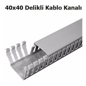 Mutlusan 40x40 cm Delikli Kablo Kanalı