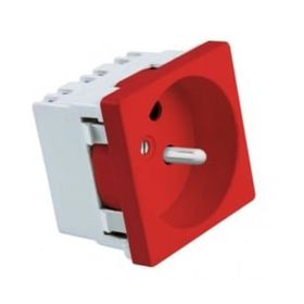 Mutlusan 45x45 cm Kırmızı 45 Derece UPS Çocuk Korumalı Priz