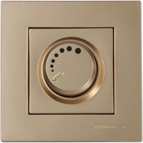 Mutlusan 600 W Çerçeveli Rita Antik Altın Işıklı Dimmer
