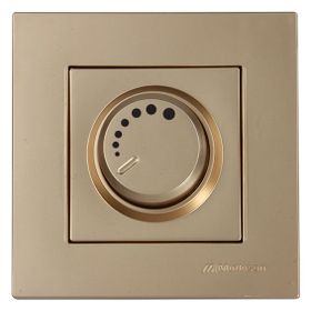 Mutlusan 600 W Çerçeveli Rita Antik Altın Işıklı Dimmer