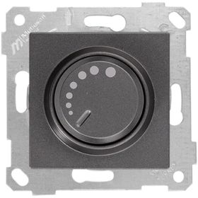 Mutlusan 600 W Çerçevesiz Rita Füme Işıklı Dimmer