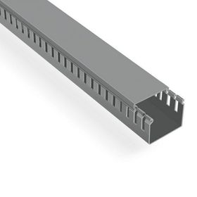 Mutlusan 60x40 Delikli Gri 2 m Kablo Kanalı