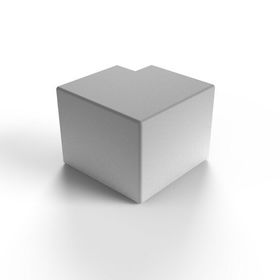 Mutlusan Beyaz 40x40 mm Kablo Kanalı Dış Köşesi