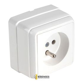 Mutlusan Bron S/Ü UPS Beyaz Fransız Priz