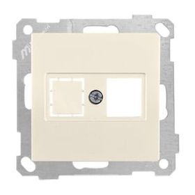 Mutlusan Candela 12 Adet 1RJ45 Krem Mek+Tuş Data Prizi