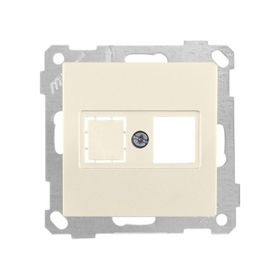 Mutlusan Candela 12 Adet 1RJ45 Krem Mek+Tuş Data Prizi