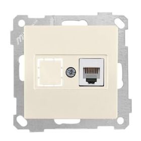 Mutlusan Candela 1RJ12 6 Adet Krem Mek+Tuş Telefon Prizi