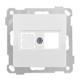 Mutlusan Candela 1RJ45 8 Adet Beyaz Mek+Tuş Data Prizi