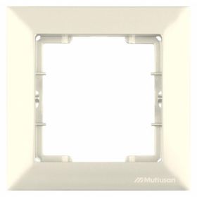 Mutlusan Candela Krem Tekli Priz Çerçevesi