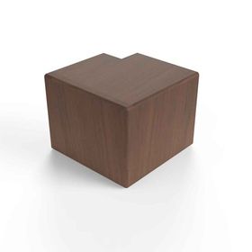 Mutlusan Ceviz 40x40 mm Kablo Kanalı Dış Köşesi