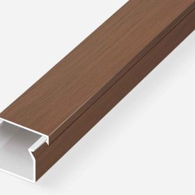 Mutlusan Ceviz Yapışkanlı 12x12 mm 2 mt Kablo Kanalı