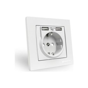 Mutlusan Çift Usb Topraklı Priz