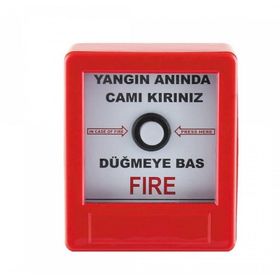 Mutlusan Kare Yangın İhbar Butonu