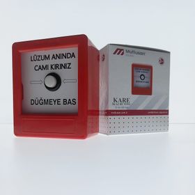 Mutlusan Kare Yangın İhbar Butonu