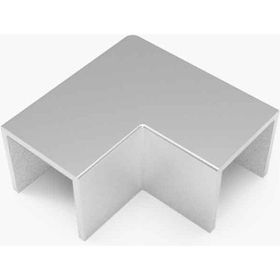 Mutlusan Mat Gri 16x16 mm L Köşe Kablo Kanalı Ek Parçası