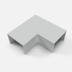 Mutlusan Mat Gri 25x16 mm L Köşe Kablo Kanalı Ek Parçası