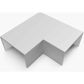 Mutlusan Mat Gri 40x25 mm L Köşe Kablo Kanalı Ek Parçası