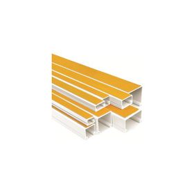 Mutlusan MUT.001-004-013012 20-44 Şeffaf 13x12.5 mm 2 mt Kendinden Yapışkanlı Kablo Kanalı