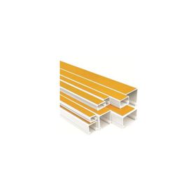 Mutlusan MUT.001-004-013012 20-44 Şeffaf 13x12.5 mm 2 mt Kendinden Yapışkanlı Kablo Kanalı