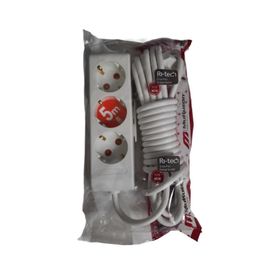 Mutlusan Ri-Tech 3'lü 5 m Topraklı Grup Priz