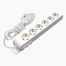 Mutlusan Ri-Tech 6'lı Topraklı Grup Klemensli Çocuk Korumalı Priz