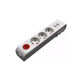 Mutlusan Ri-Tech Üçlü Usb Anahtar Topraklı Çocuk Korumalı Klemensli Grup Priz