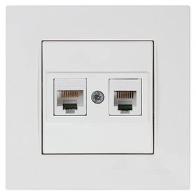 Mutlusan Rita Beyaz Rj12 CAT5E 5 Adet Telefon Data Priz