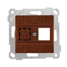 Mutlusan Rita Ceviz Mek+Tuş 1RJ45 6 Adet Data Prizi