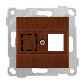 Mutlusan Rita Ceviz Mek+Tuş 1RJ45 6 Adet Data Prizi