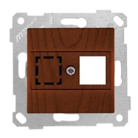 Mutlusan Rita Ceviz Mek+Tuş 1RJ45 6 Adet Data Prizi