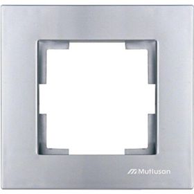 Mutlusan Rita Inox Tekli 20 Adet Priz Çerçevesi
