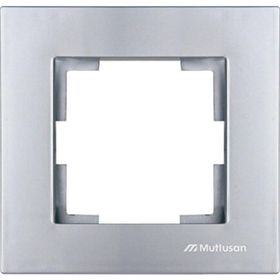 Mutlusan Rita Inox Tekli 20 Adet Priz Çerçevesi