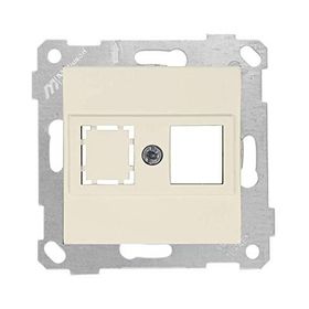 Mutlusan Rita Mekanizma 1xRJ45 Konnektörsüz Inox Tuş Data Prizi