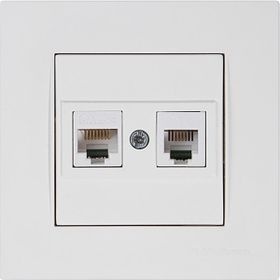 Mutlusan Rita Rj12 Cat5e Beyaz Telefondata Priz