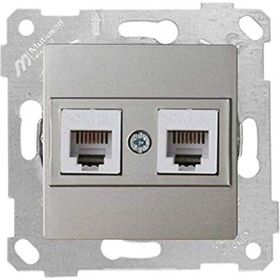 Mutlusan Rita Titanyum 1RJ12 12 Adet Mek+Tuş Tel. Priz
