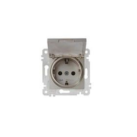 Mutlusan Rita Titanyum 1RJ45 Mek+Tuş Data Prizi